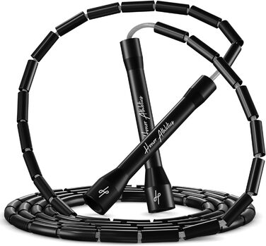 Стрибкове канат Honor Athletics 2.0 з перлами – регульований, з міцними ручками та ударостійкими перлами для ефективних тренувань. Чорний колір