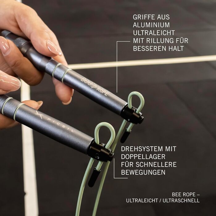 Стрибкове канат PICSIL BEE: легкий, регульований, для крос-тренінгу та фітнесу