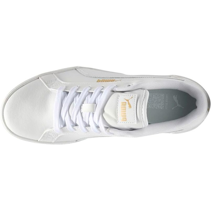 Жіночі футбольні бутси PUMA Karmen Wedge - білі (41 EU, White White Gold)