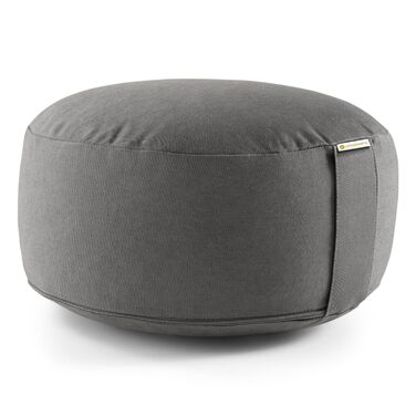 Медитаційне подушко Lotuscrafts® з висотою сидіння 15 см, подушка для йоги з пшеничною начинкою, кругла подушка для йоги, кругла подушка для медитації, знімний чохол, сертифікат GOTS