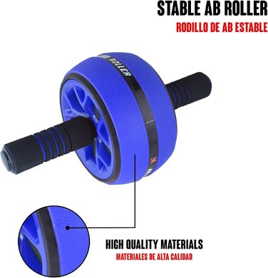 Набір для дому Calma Dragon 2 в 1: ролер для пресу та скакалка. Фітнес-тренажер для дому (блакитний)