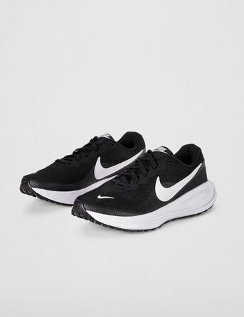 Кросівки Nike Revolution 8 для бігу по місту, жіночі, HJ8485 (44.5 EU, чорний/білий/сірий)