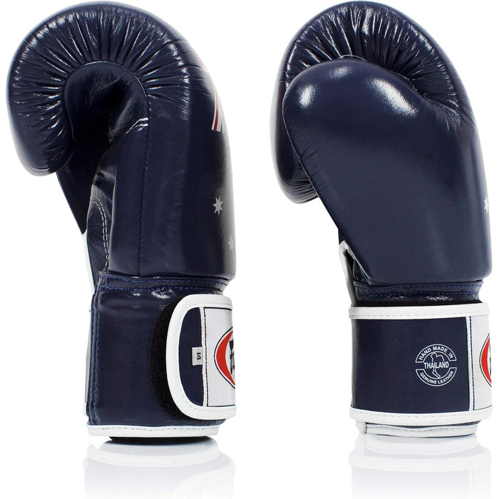 Боксерські рукавички Fairtex BGV1, сині, 340 г – професійні, шкіряні, для тренувань та змагань