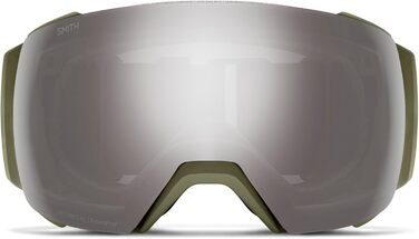 Лижна маска Smith Optics I/O MAG XL, унісекс, зелена, ChromaPop Sun Platinum Mirror, зимові окуляри