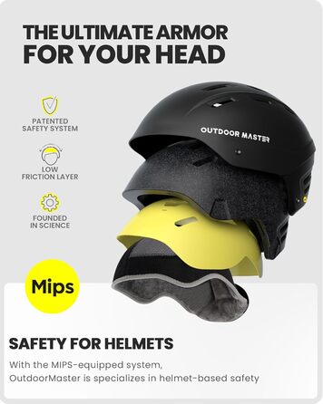 Шолом OutdoorMaster Kelvin II MIPS для гірськолижного спорту та сноуборду (чоловічий, жіночий, юнацький)