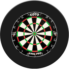 KOTO King Pro Преміум кільце для дартсу, захисний Dartbord Surround для мішені, легкий монтаж, захист стін і дротиків