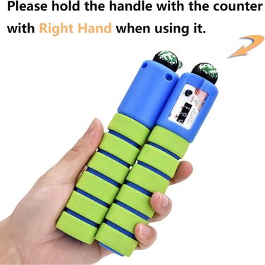 Стрибковий скакалка Springseil Speed Rope з лічильником та зручними антиковзними ручками, для фітнесу, кросфіту та боксу