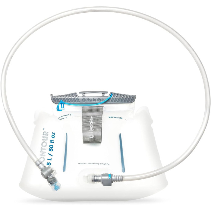 Гідратор HydraPak для рюкзака, 1.5/2/3 л — питна система з клапаном, не протікає, повністю вивертається, підходить для більшості рюкзаків, можна мити в посудомийній машині