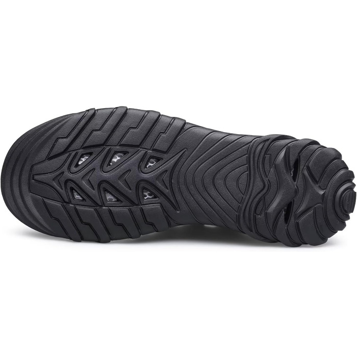 Чоловічі та жіночі аквашузи для плавання та відпочинку на пляжі. Швидковисихаючі аквашузи для води, піску, серфінгу. Розмір 39 EU, чорний/сірий колір.