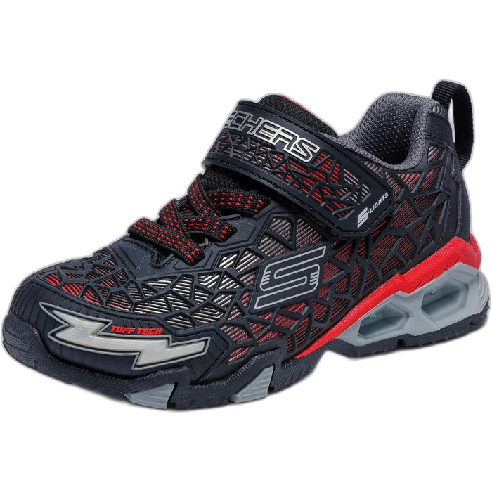 Дитячі кросівки Skechers Hydro Lights-Tuff Force чорно-червоні, 29 EU
