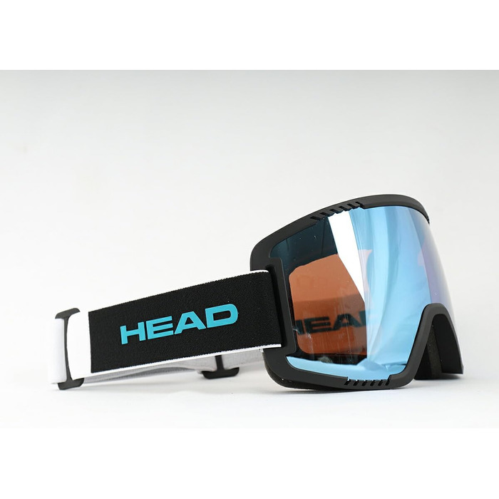Гірськолижна маска HEAD Contex Pro 5K для лиж та сноуборду, унісекс, UV400, антифог, синя, розмір L