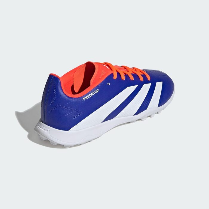 Футбольні бутси adidas Predator League J для газону, розмір 38 EU, кольори: Lucid Blue, Cloud White, Solar Red