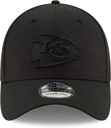 Кепка New Era NFL 39Thirty з логотипом команди Chiefs, чорна, L-XL