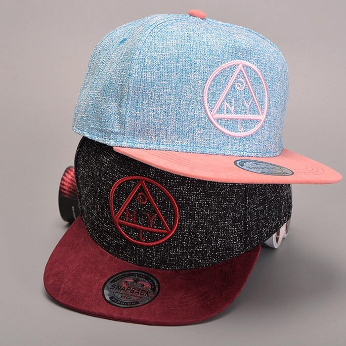 Дитяча бейсболка Belsen у стилі хіп-хоп з трикутним візерунком, синя, універсальний розмір