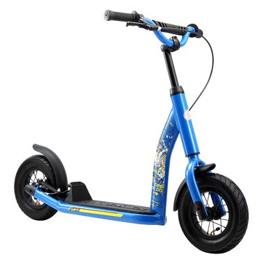 Самокат дитячий STAR SCOOTER City Kick Scooter 10 дюймів, блакитний, з надувними колесами, регульована висота, для дітей від 5 років