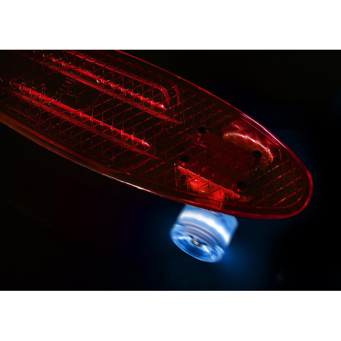 Скейтборд Ridge Blaze Mini Cruiser 55/56 см червоний/жовтий