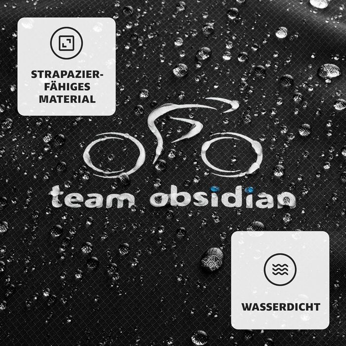 Чохли для велосипедів Team Obsidian Oxford 600D | Зберігання на вулиці та транспортування | Підходять для 1-3 велосипедів (XL)