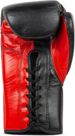 Боксерські рукавички BenLee Typhoon 10 oz, шкіряні, чорно-червоні