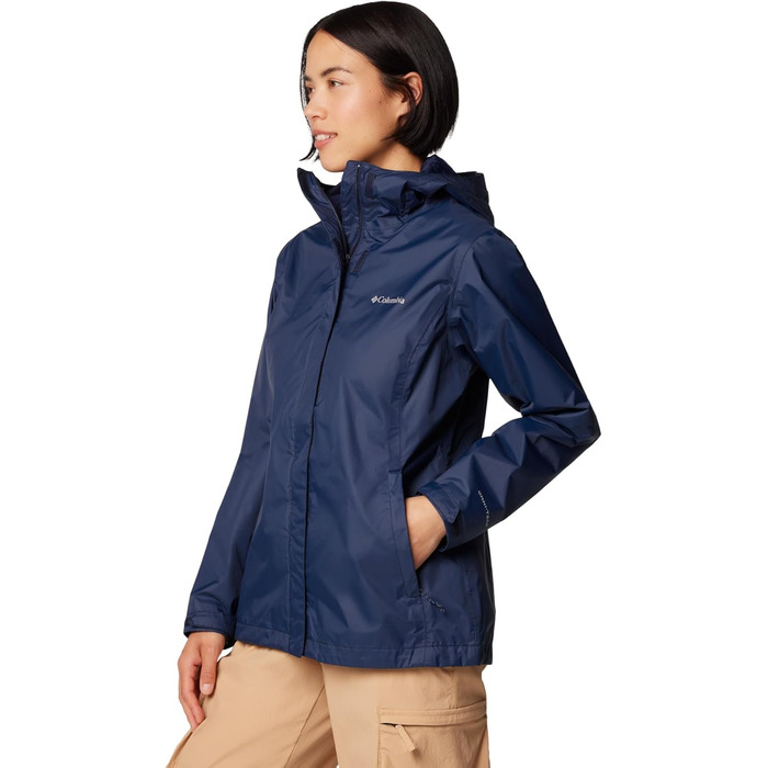 Жіноча водонепроникна куртка-дощовик Columbia Arcadia™ II, колір Collegiate Navy (розмір M)