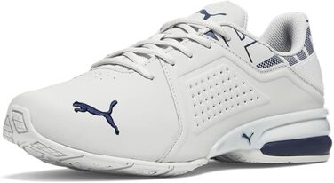 Кросівки PUMA Viz Runner Cross для чоловіків (47 EU, сірий/темно-синій)