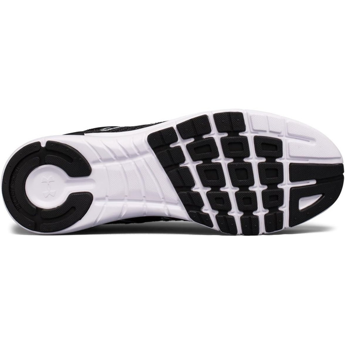 Чоловічі бігові кросівки Under Armour Thrill 3, 44 EU, чорний, білий, сірий