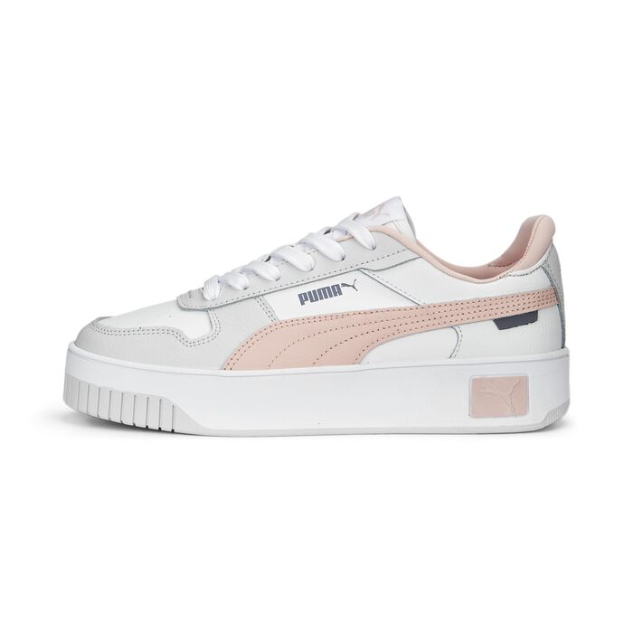 Жіночі кросівки PUMA Carina Street White Rose Dust Feather Gray, розмір 40 EU