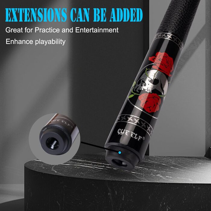 Більярдний кий CUEELF з канадського клена, 13 мм наконечник, вага 553-595 г, для барів, клубів та гри в більярд