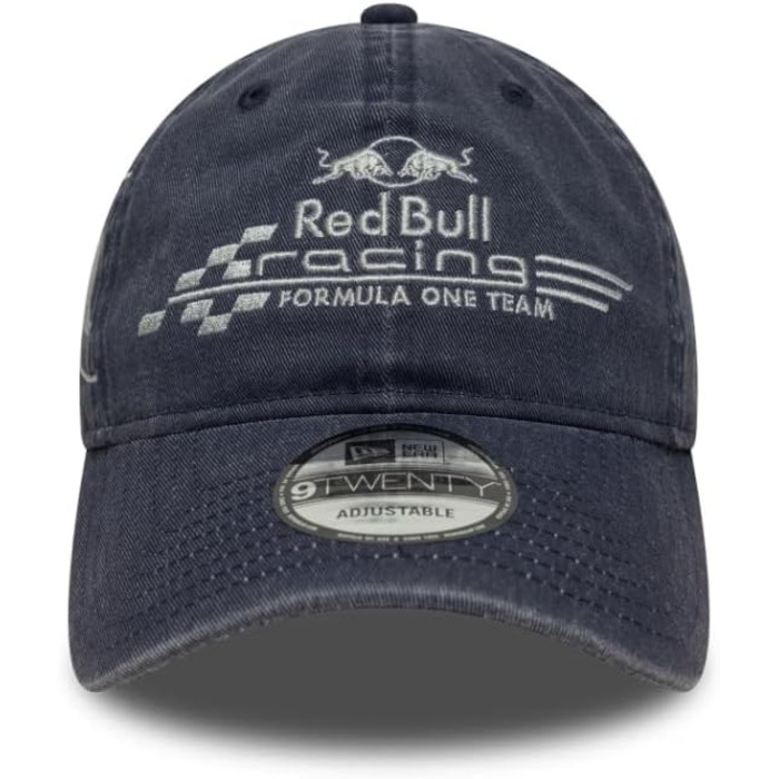 Кепка New Era Red Bull Racing F1 Team 2025 з логотипом, класичний стиль, регульована