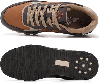 ARRIGO BELLO Кросівки чоловічі для активного відпочинку, роботи та хайкінгу, легкі, розмір 41-46, колір коричневий