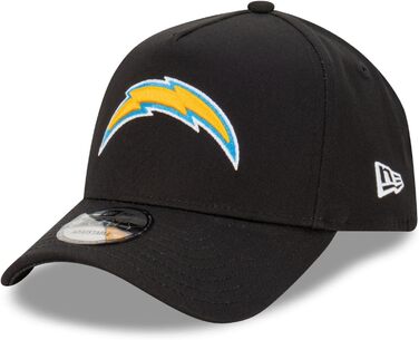 Кепка New Era NFL Los Angeles Chargers 9Forty A-Frame, чорна, універсальний розмір