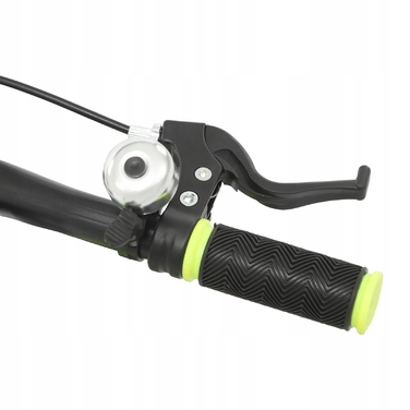 Дитячий велосипед 16-дюймовий, жовтий, з додатковими колесами та LED-підсвіткою