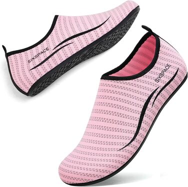 Шкарпетки для плавання Sixspace: шкарпетки для води для жінок та чоловіків, шкарпетки для пляжу, шкарпетки для босоногих (рожевий, 41 EU)