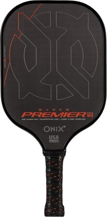 Падл для піклболу Onix Evoke Premier Pro Raw Carbon (12 мм, чорний)