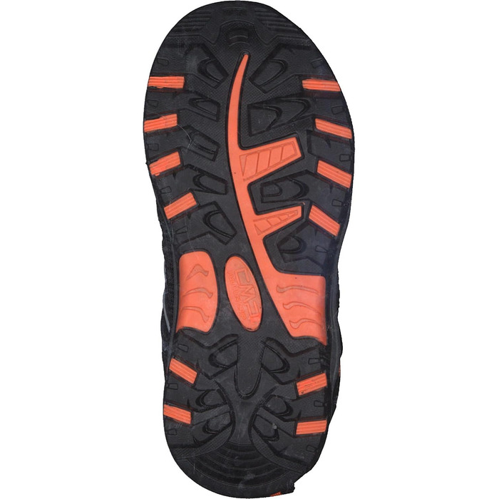 CMP Дитячі трекінгові черевики Rigel Low WP, 39 EU, Антрацит/Помаранчевий