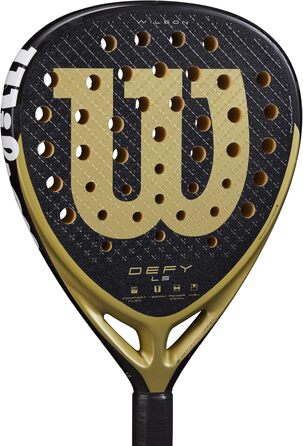 Ракетка для падел-тенісу Wilson Defy LS V1, чорний/золотий