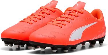 Дитячі футбольні бутси PUMA Vitoria II FG/AG Jr - біло-червоні (4 UK)