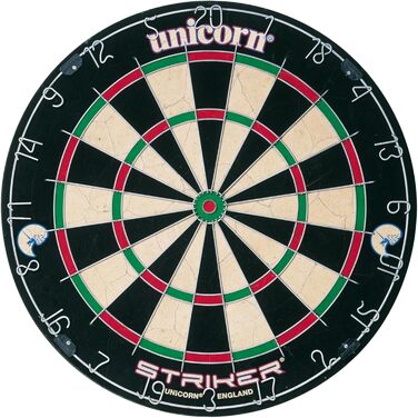 Дартс-центр Unicorn Bristle Kabinette Striker для дому, чорний, універсальний розмір