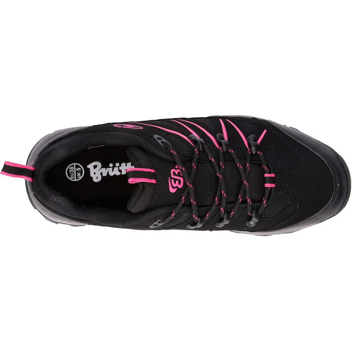 Черевики трекінгові Brütting Mount Hunter Low Unisex (37 EU, Чорний Рожевий)