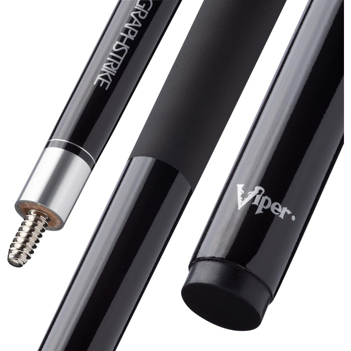 Більярдний кий Viper Graphstrike, 2 частини, чорний, 147.3 см, з графіту та скловолокна