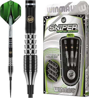 Дротики для дартсу WINMAU Sniper S.E. V1 90%, сталь, 24 г