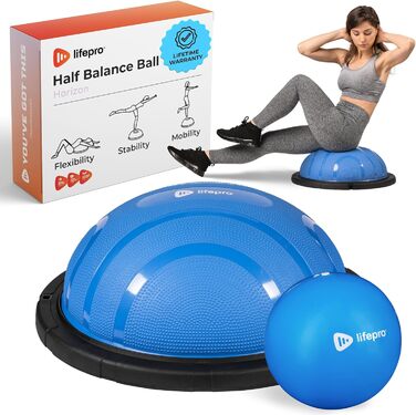 Балансувальний тренажер Horizon Balance Ball синій для фітнесу