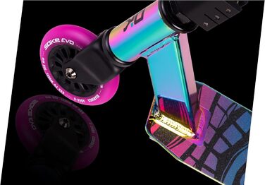 SOKE EVO Street Stunt Scooter: алюмінієвий фристайл скутер для трюків та їзди містом, колеса 100 мм, підшипники ABEC-9, для підлітків та дорослих (морська синя)