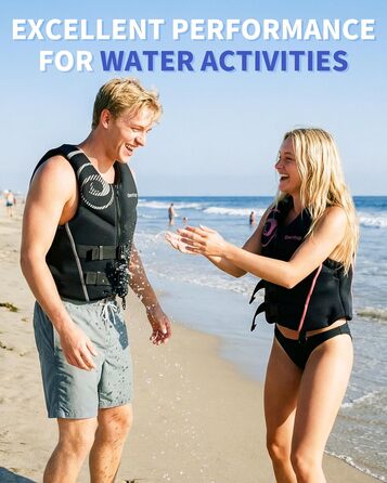 Спасальний жилет Owntop для дорослих XL | Легкий неопреновий жилет | Подвійний захист, для риболовлі, каякінгу, водних видів спорту сірий