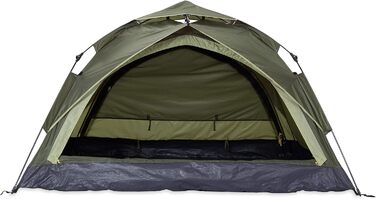 Намет Lumaland Camping - легкий намет Pop Up для 2-4 особи | Іглу-намет для кемпінгу, трекінгу та фестивалів | Водостійкий намет 210x190x110cm | Захист від вітру та сонця