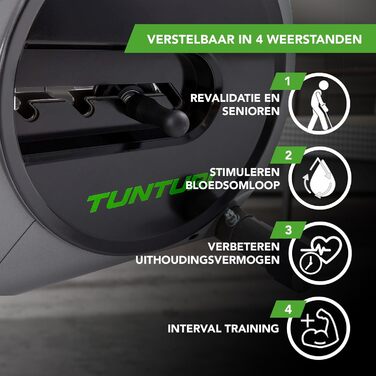 Гребний тренажер Tunturi Cardio Fit R20 для дому, складаний, компактний