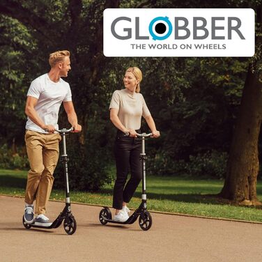 Дитячий самокат Globber NL 205 Folding з передньою підвіскою, складний, пастельно-блакитний