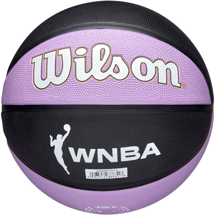 Баскетбольний м'яч Wilson WNBA Team Tribute Golden State Valkyries, офіційний жіночий м'яч, розмір 6