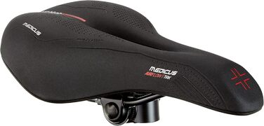 Велосипедне сідло WITTKOP з інноваційною системою 5 зон Medicus та ортопедичною піною Memory Foam. Зручне сідло для жінок та чоловіків. MTB, Trekking, City Trekking сідло