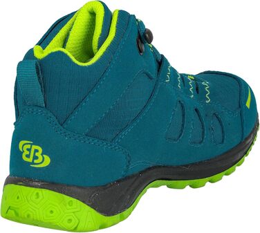 Дитячі черевики Brütting Morelia Outdoor & Trekkingschuh, 37 EU, Petrol Lemon