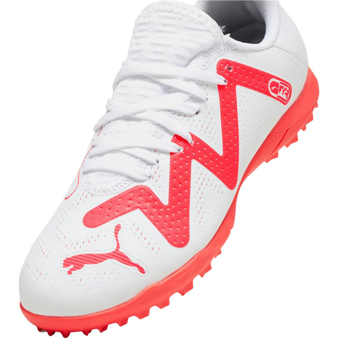 Дитячі футбольні бутси PUMA для унісекс (33 EU, біло-червоні)